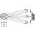 Bateria Blanco MIDA-S chrom 521454